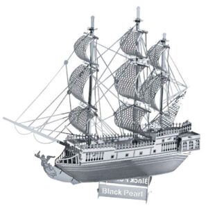 3D Metaal Puzzel – Zwarte Parel Model Kit
