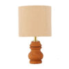 Accent Houten Tafellamp met Stoffen Kap Farbod