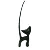 Set van 3 Decoratieve Katten Beeldjes – Zwarte Sculpturen