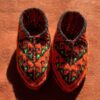 Azerbeidzjan Crochet Slippers – Oranje Acryl
