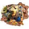 Baby 3D Muursticker – Stad van Tekenfilms
