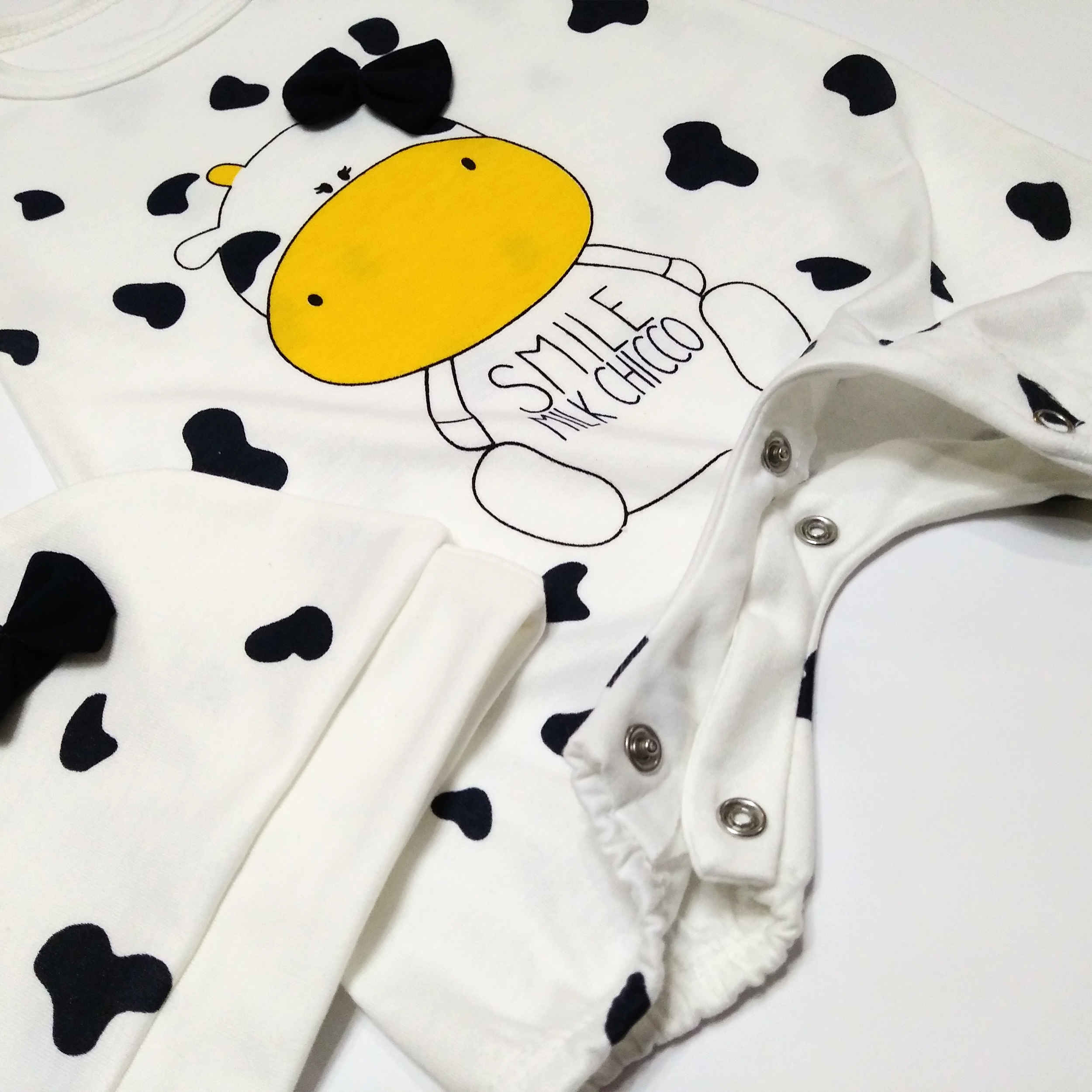 Baby Jumpsuit en Hoed Set – Koe Ontwerp