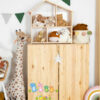 Houten Baby Wandsticker met Dinosaurus Ontwerp voor Kinderkamer