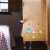 Houten Baby Wandsticker met Dinosaurus Ontwerp voor Kinderkamer
