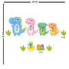 Houten Baby Wandsticker met Dinosaurus Ontwerp voor Kinderkamer