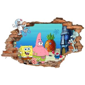 Baby Wandsticker met SpongeBob SquarePants Ontwerp