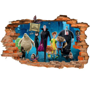 Baby Wandsticker met Hotel Transylvania Ontwerp