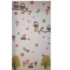 Houten Baby Wandsticker met Schattige Uilen voor Kinderkamer