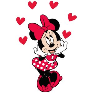 Baby Houten Wandstickers – Minnie Mouse
