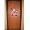 Houten Baby Wandstickers met Zeemansbeer Ontwerp