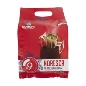 Instant Bonmano Noresca Koffie Pure Geroosterde Bonen Pack van 24