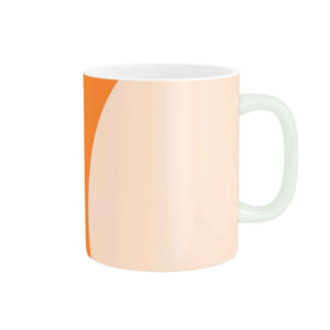 Keramische Koffiemok in Oranje Kleur