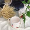 Handgemaakte Keramische Beker – Kersen Design