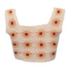Gehaakte Crop Top voor Vrouwen met Etnisch Design
