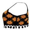 Gehaakte Crop Top voor Vrouwen met Etnisch Design Model Bloem