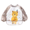 Babyslab met Mouwen - Model Kat - Wit