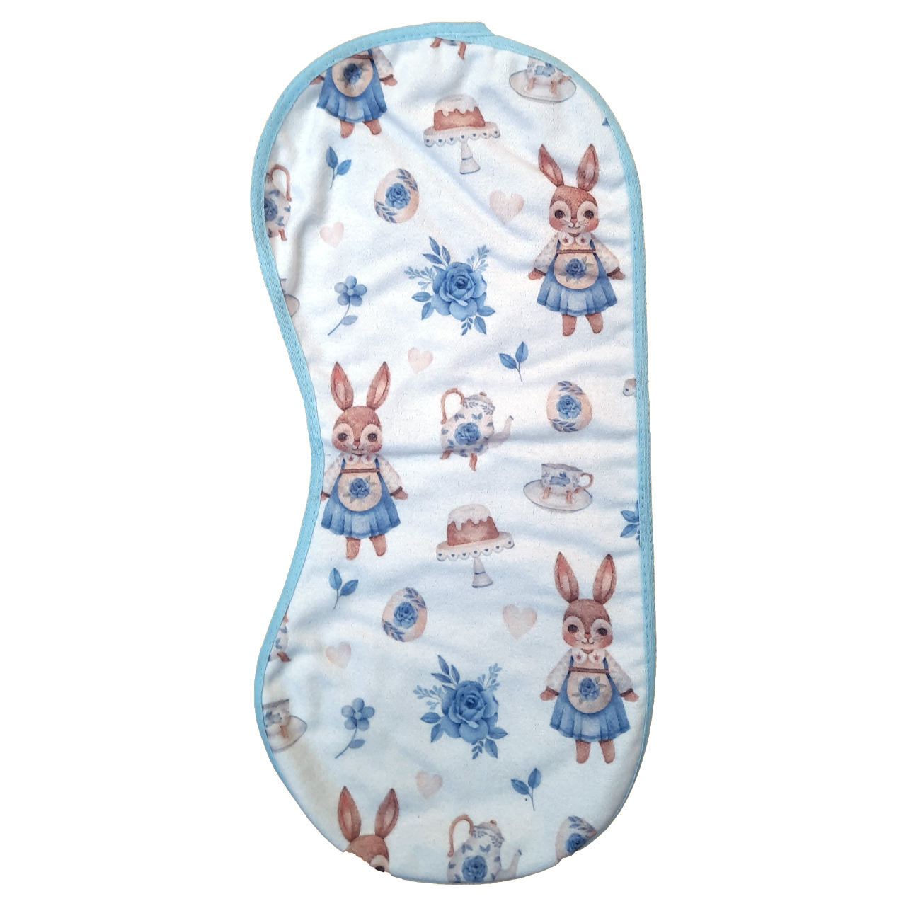 Babyslabbetjes met Mouwen – Model Konijn – Wit (3 stuks)