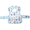 Babyslabbetjes met Mouwen - Model Konijn - Wit (3 stuks)