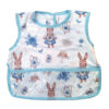 Babyslabbetjes met Mouwen - Model Konijn - Wit (3 stuks)