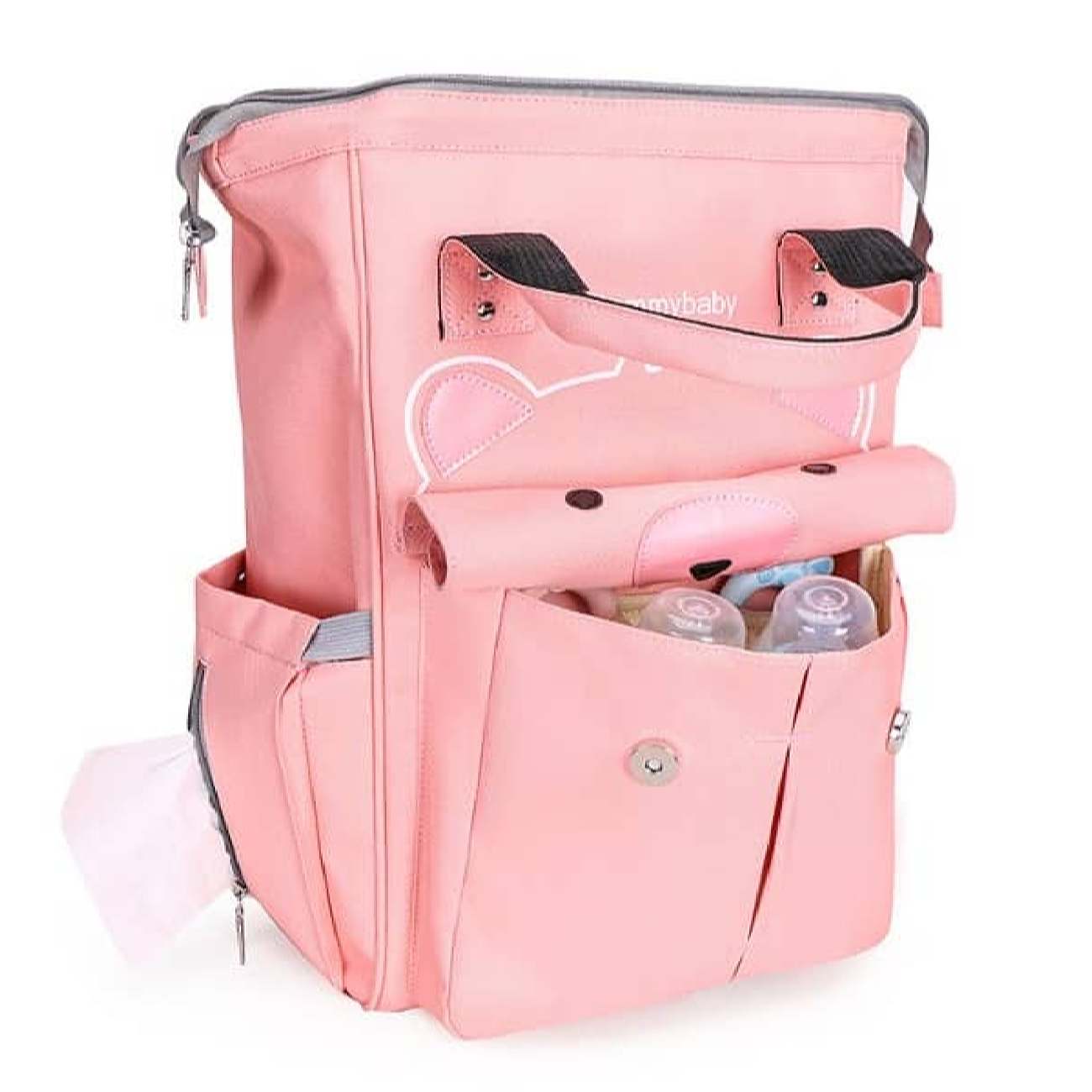 Luxe Luiertas Rugzak voor Ouders – Grijs