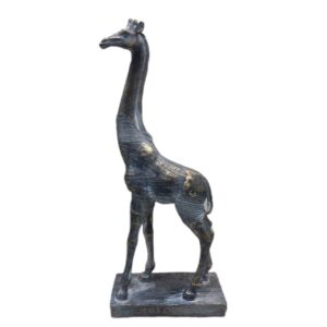 Decoratieve Giraffe Beeldhouwwerk – Hoog, Elegante Wildlife Kunst