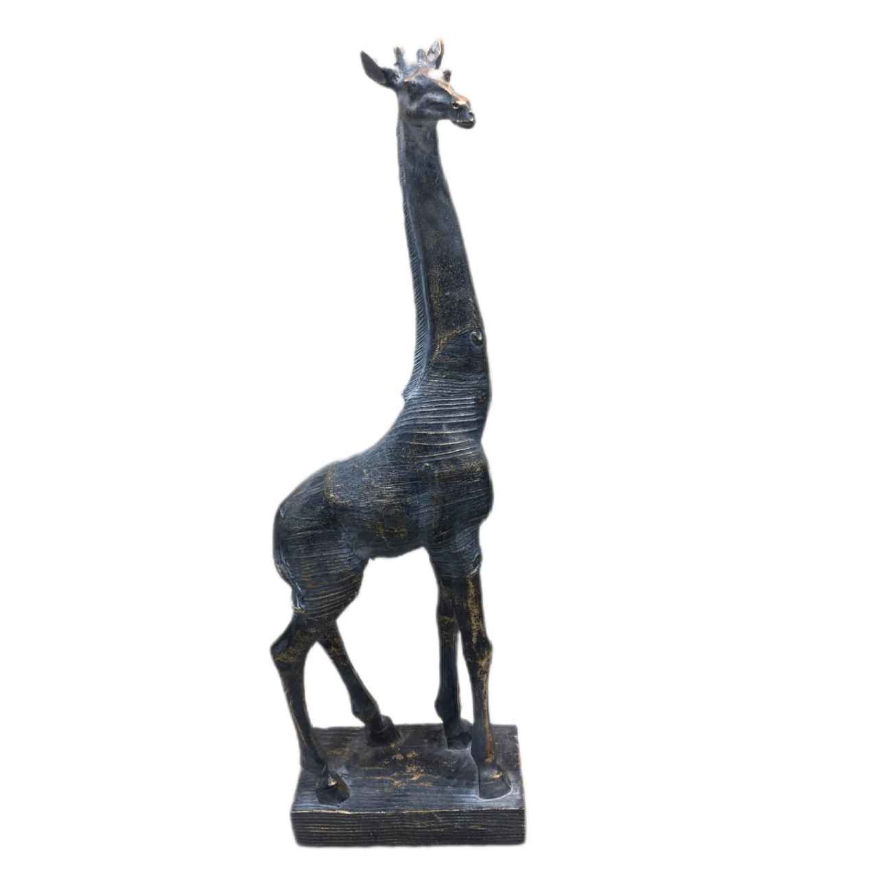 Decoratieve Giraffe Beeldhouwwerk – Hoog, Elegante Wildlife Kunst
