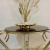 Decoratieve Messing Plaat Handgegraveerd Ghalamzani in Bloemontwerp