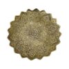 Decoratieve Messing Plaat Handgegraveerd Ghalamzani in Bloemontwerp