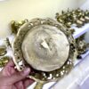 Decoratieve Messing Plaat met Gegraveerd Ghalamzani Druiven Ontwerp