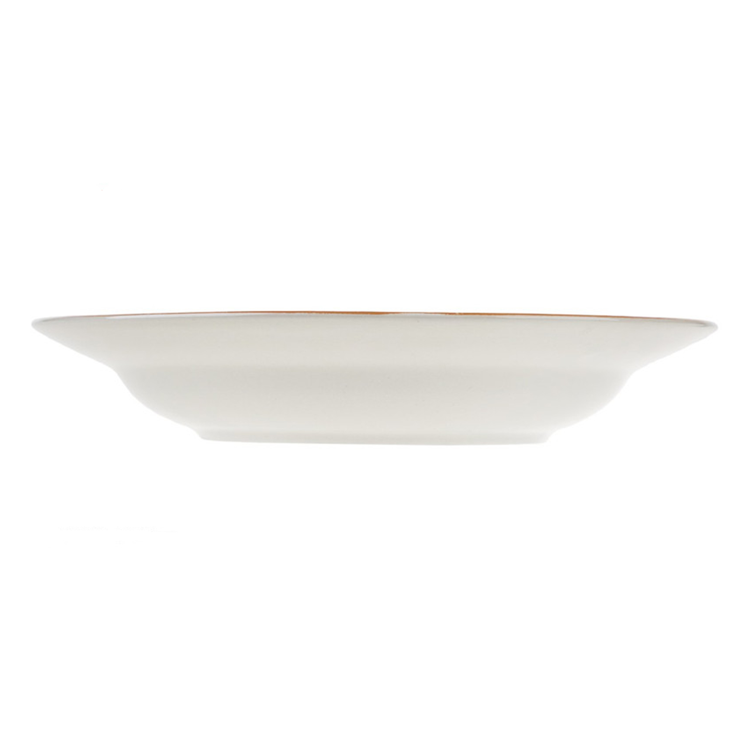 Decoratieve Keramische Schotel met Perzisch Gabbeh Design Oranje