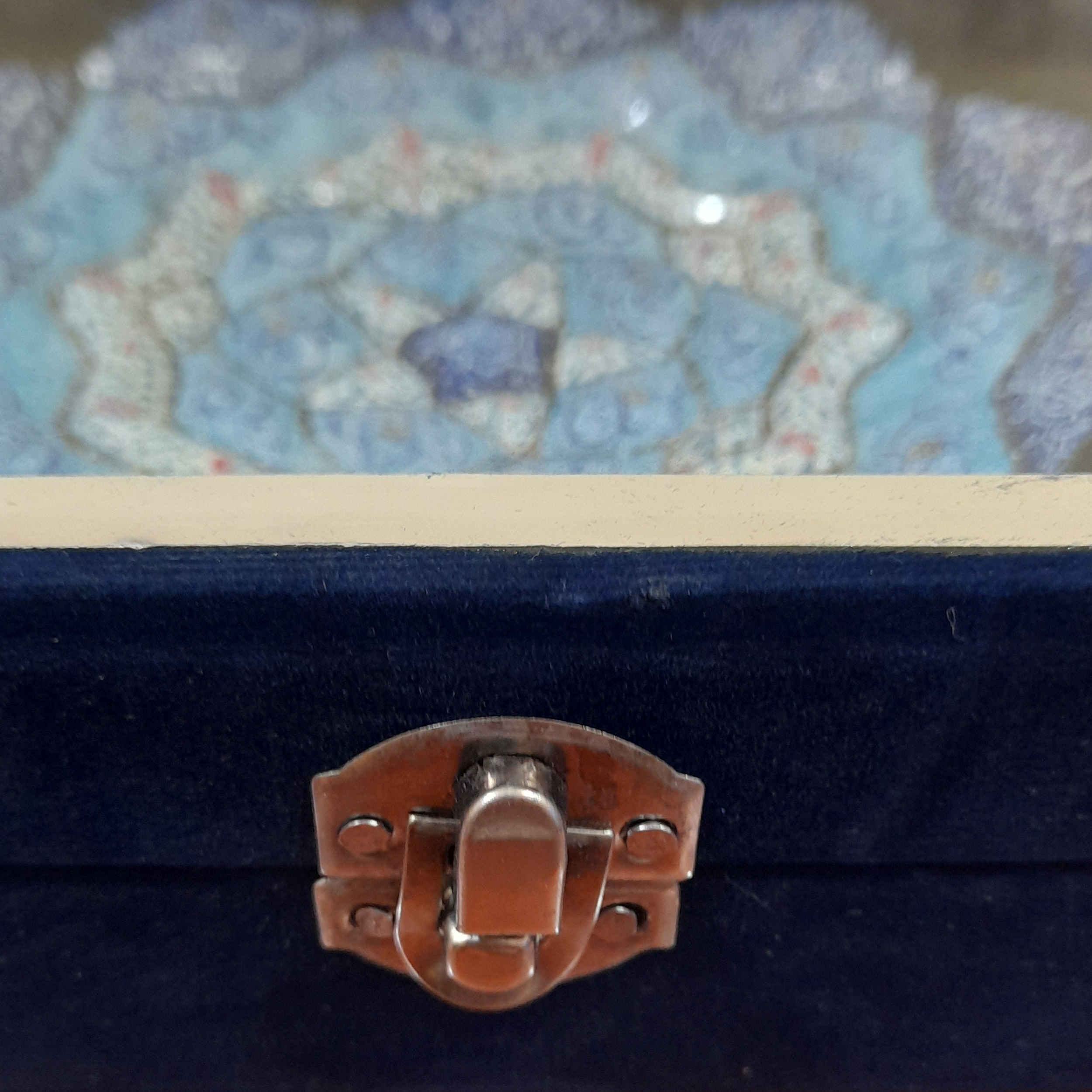 Decoratief Koperen Bord met Perzisch Minakari voor Huisdecoratie