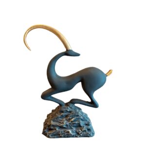 Decoratieve Berggeit Beeld – Alpenwild Sculptuur