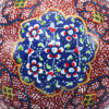 Perzische Decoratieve Struisvogelei - Rood Eslimi Design