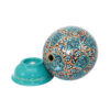 Perzische Decoratieve Struisvogelei - Turquoise Eslimi