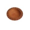 Decoratieve Houten Kom Handgemaakt met Bloemontwerp