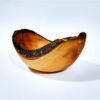 Decoratieve Houten Kom Gemaakt van Natuurlijk Kersenhout Handgemaakt
