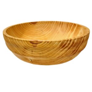 Decoratieve Houten Kom Rustiek Handgemaakt van Dennenhout