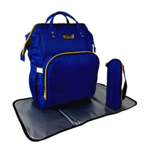 Baby Luier Rugzak met Verschoonmat – Blauw