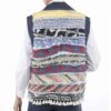 Geborduurd Vest voor Vrouwen Patchwork Navy