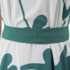 Getailleerde Jurk met Riem voor Dames met Bloemmotief