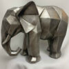 Geometrisch Olifant Beeldje – Dier Sculptuur voor Kunstliefhebbers