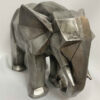 Geometrisch Olifant Beeldje – Dier Sculptuur voor Kunstliefhebbers