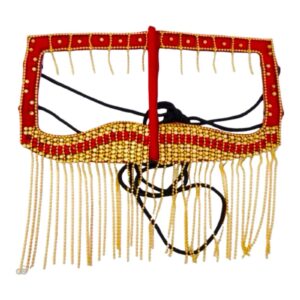 Handgemaakte Strass Battoulah Masker – Golf Burqa