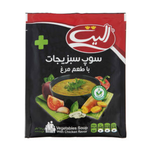 Instant Kip-Groentesoep Poeder, Elite 80g (20 Pakken)