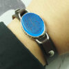 Islamitische Armband met Leer & Agaat Verstelbaar Surah Al Kausar