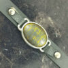 Islamitische Armband met Leer & Hematiet Verstelbaar Al-Hamd Soera