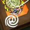Islamitische Achteruitkijkspiegel Hanger Versierd met Allah Kalligrafie