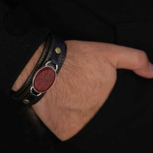 Islamitische Leren Armband Agaat Steen Wa in Yakad