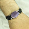Islamitische Leren Armband met Agaat Steen Ya Allah