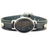 Islamitische Lederen Armband Wan Yakad Design